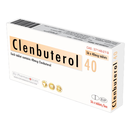 EU Pharma Clenbuterol 40 - 56 tabs